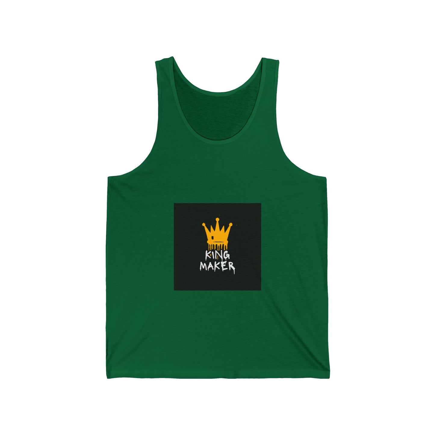 King Maker Unisex Jersey Tank - Bold Graphic Tee for Confident Styles