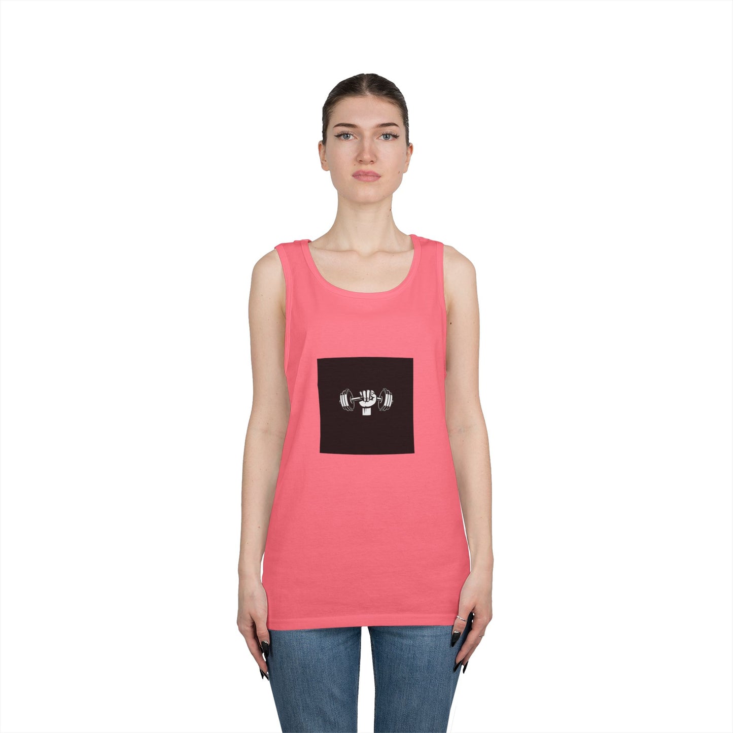 Motivational Fitness Tank Top - Unisex Heavy Cotton Gym Wear