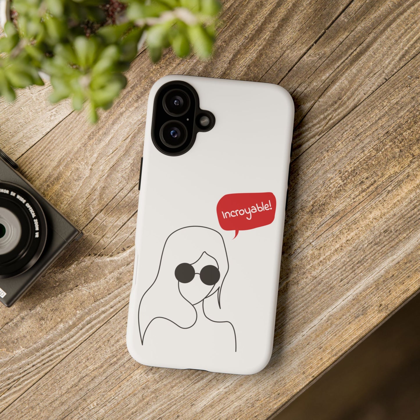 Stylish Phone Case - 'Incroyable!' Design for Trendsetters