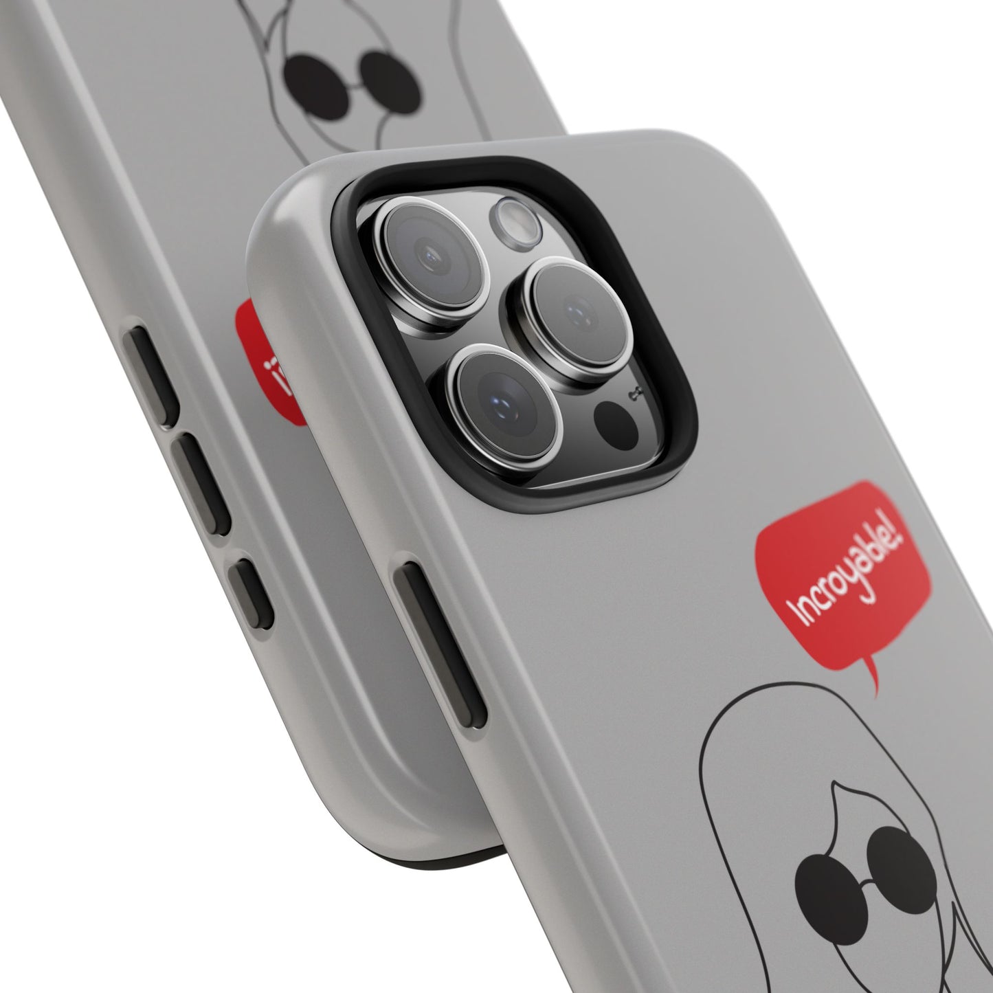 Trendy Tough Phone Case - 'Incroyable!' Design for Style and Protection