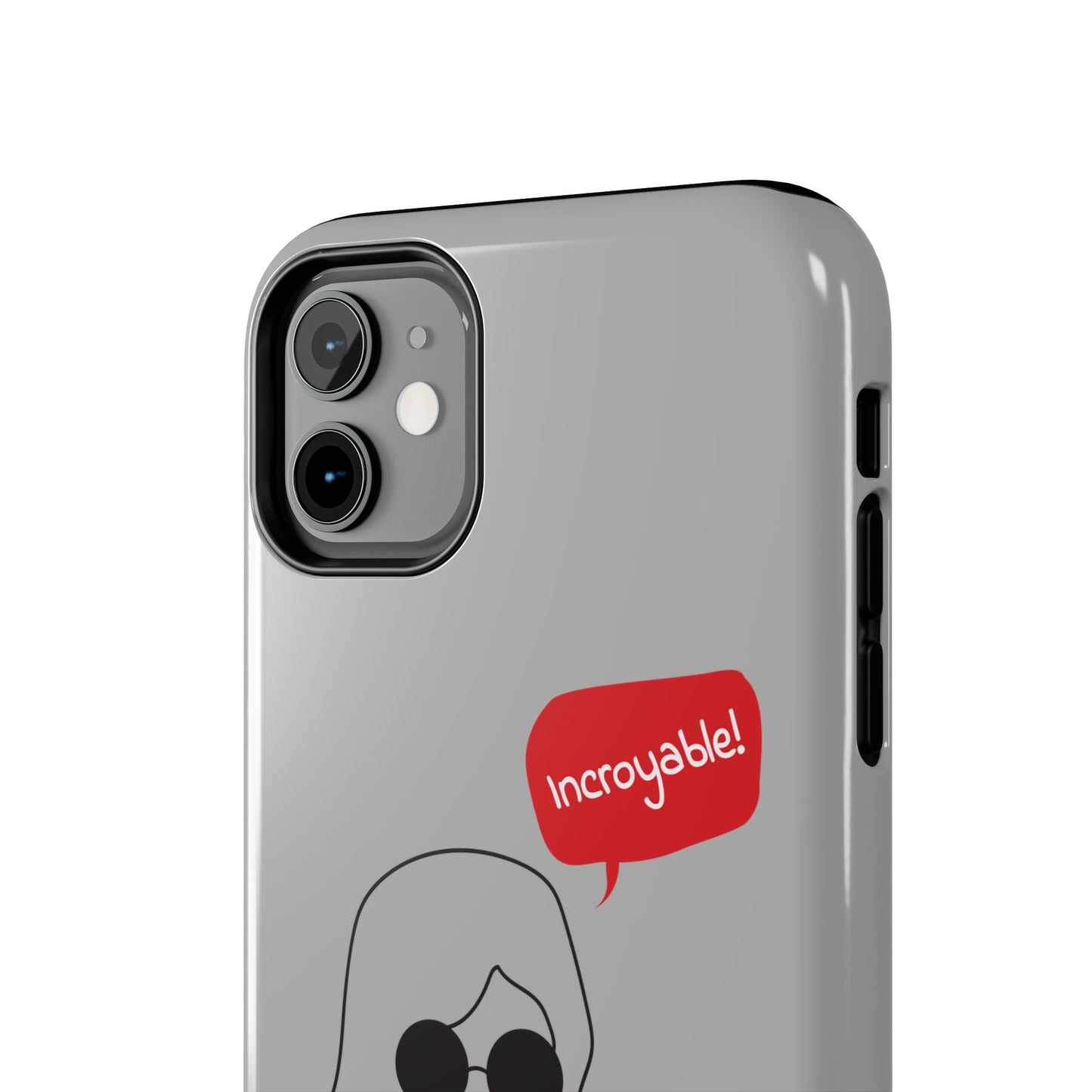 Trendy Tough Phone Case - 'Incroyable!' Design for Style and Protection