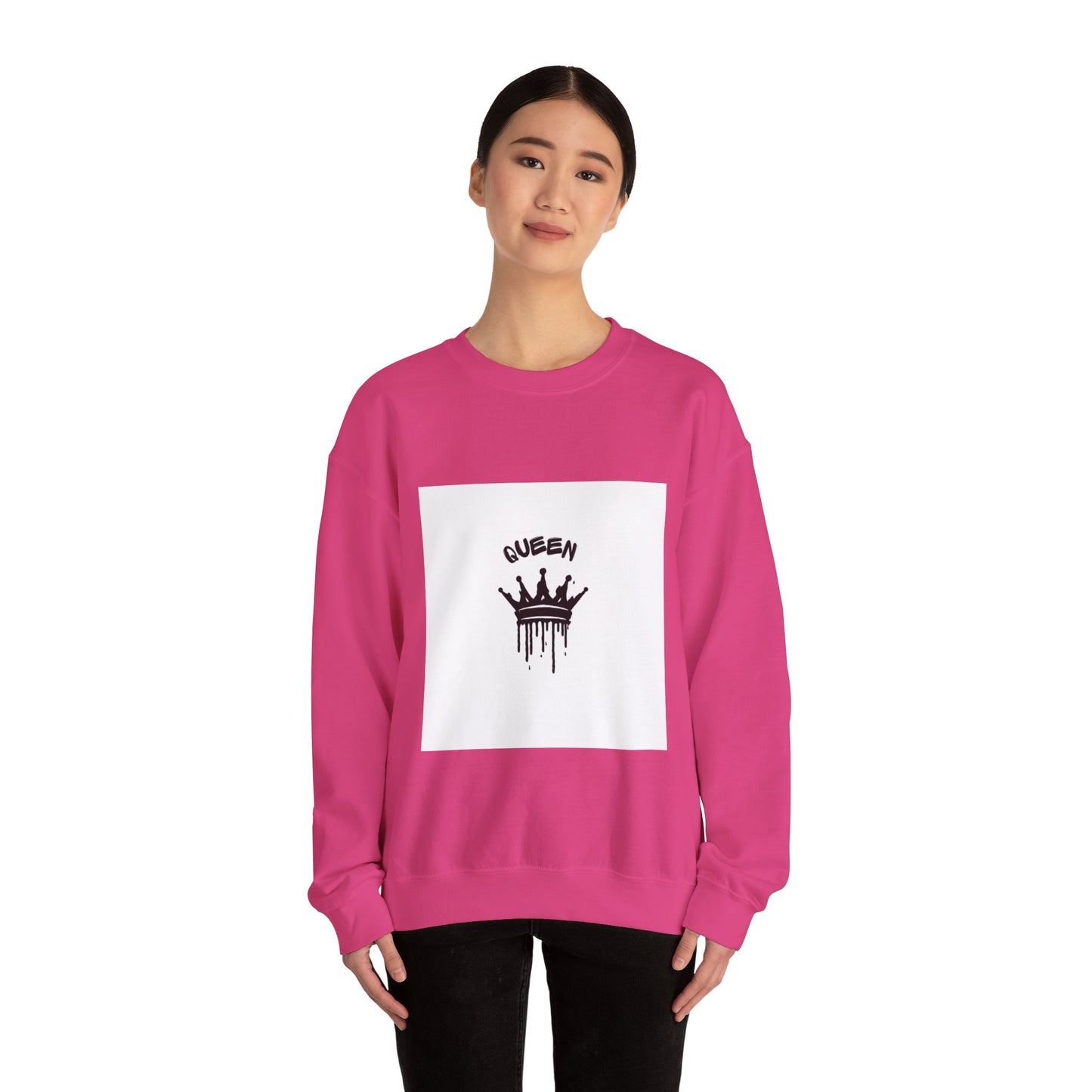 Queen Heavy Blend Crewneck Sweatshirt - Stylish and Comfortable Apparel