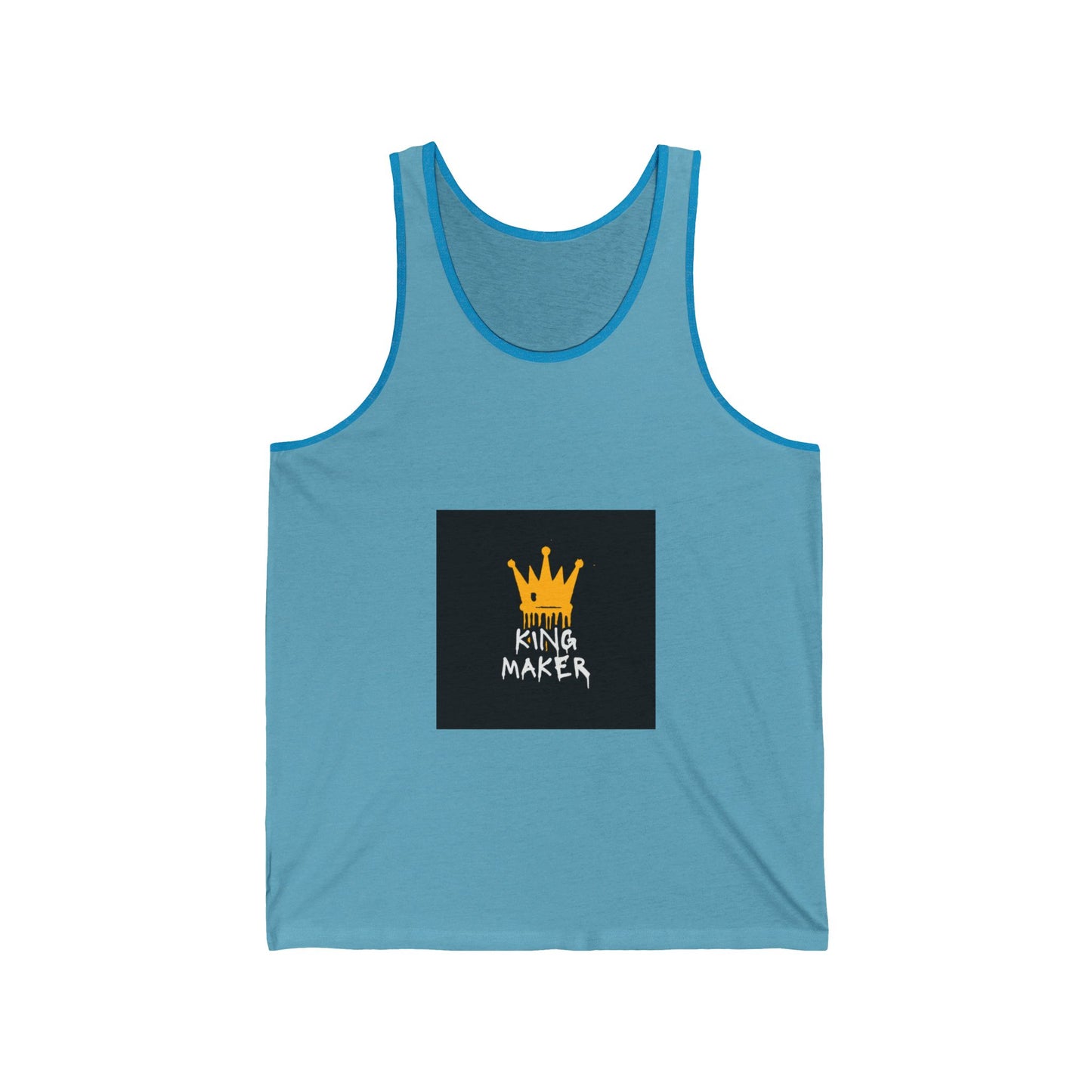 King Maker Unisex Jersey Tank - Bold Graphic Tee for Confident Styles