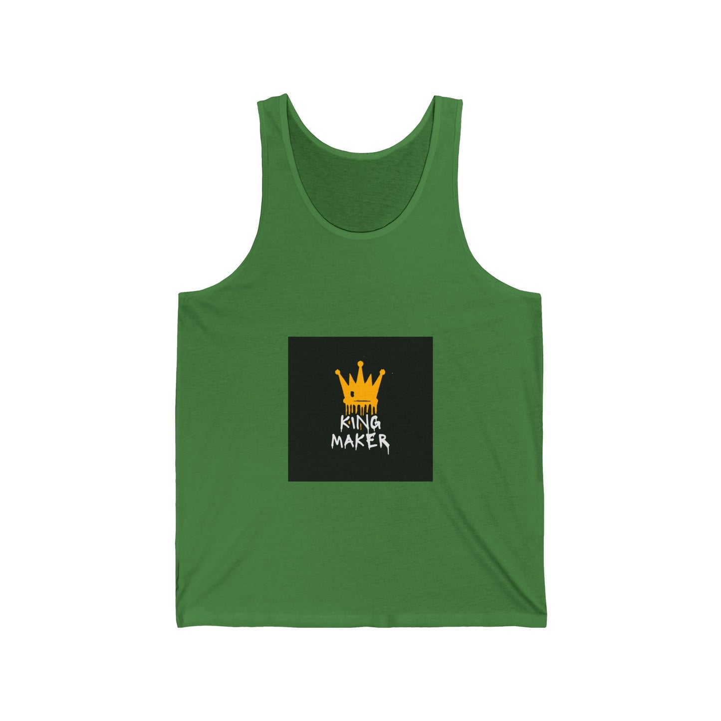 King Maker Unisex Jersey Tank - Bold Graphic Tee for Confident Styles