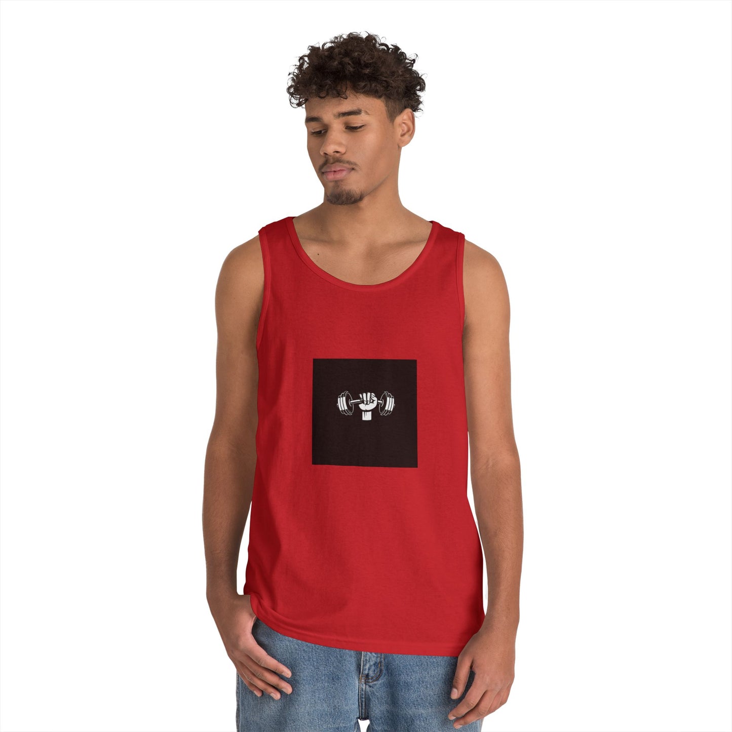 Motivational Fitness Tank Top - Unisex Heavy Cotton Gym Wear