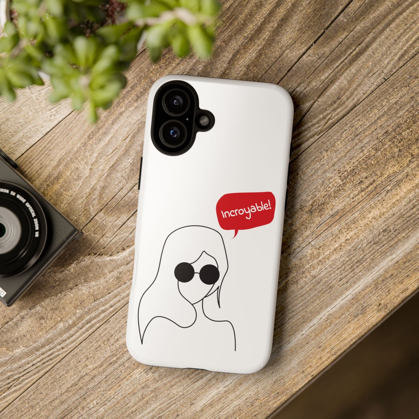 Stylish Phone Case - 'Incroyable!' Design for Trendsetters