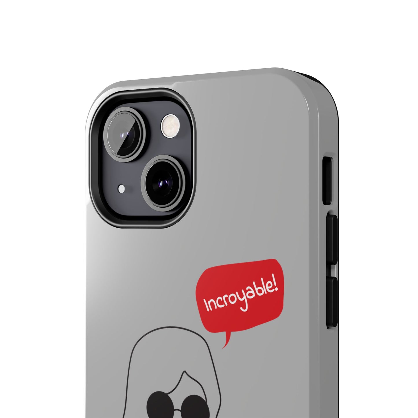 Trendy Tough Phone Case - 'Incroyable!' Design for Style and Protection