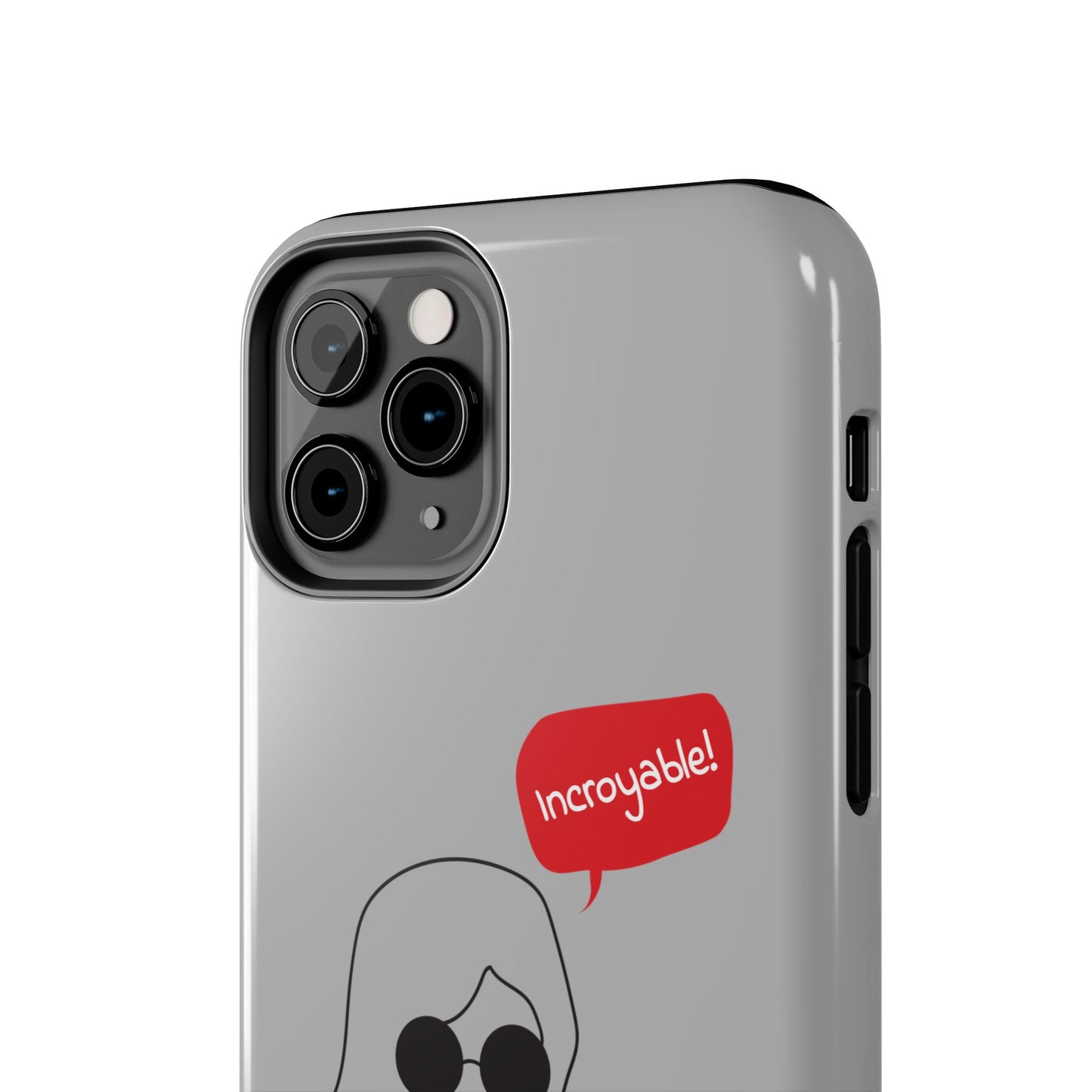 Trendy Tough Phone Case - 'Incroyable!' Design for Style and Protection