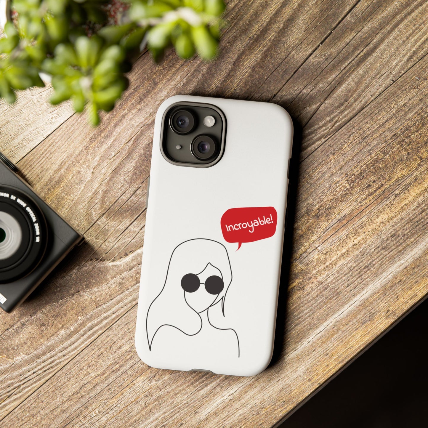 Stylish Phone Case - 'Incroyable!' Design for Trendsetters