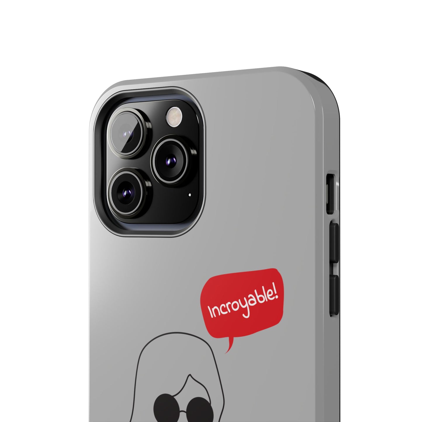 Trendy Tough Phone Case - 'Incroyable!' Design for Style and Protection