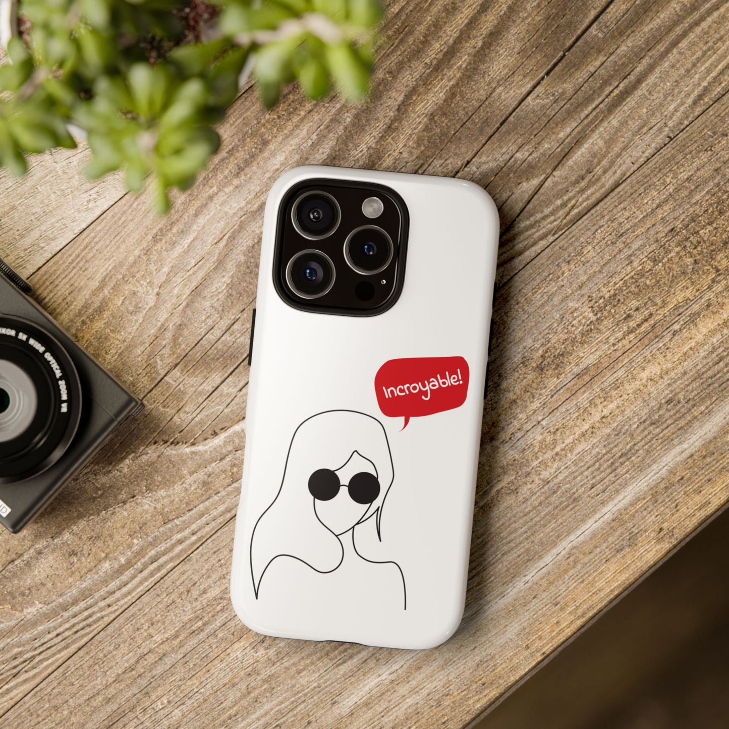 Stylish Phone Case - 'Incroyable!' Design for Trendsetters