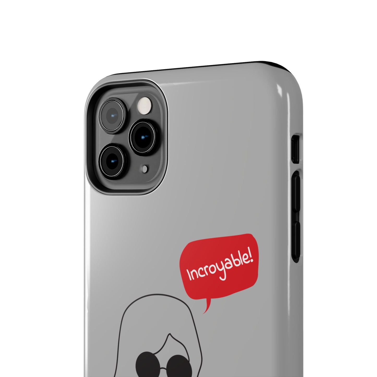 Trendy Tough Phone Case - 'Incroyable!' Design for Style and Protection