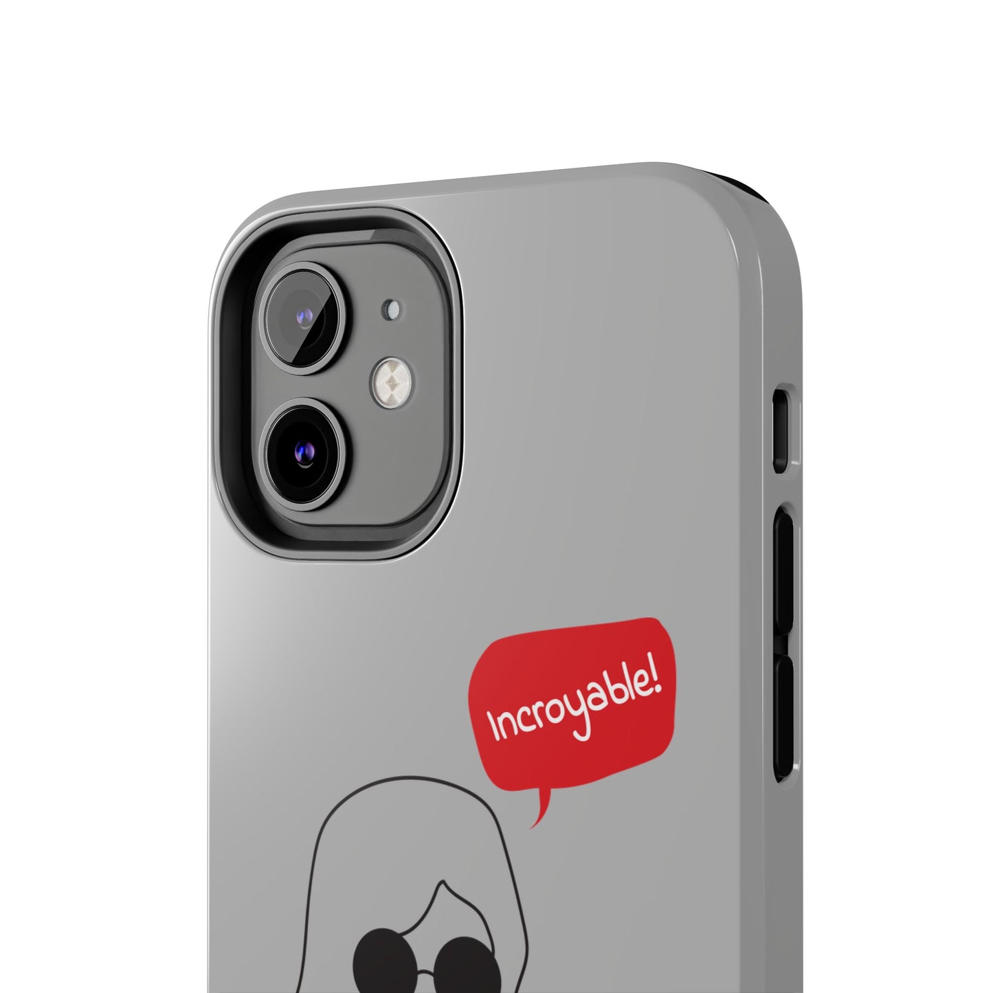 Trendy Tough Phone Case - 'Incroyable!' Design for Style and Protection